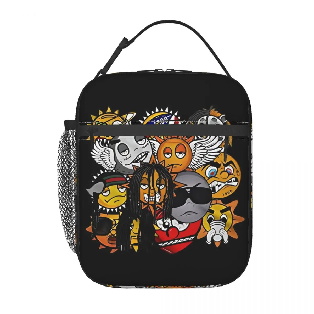 

Music Rappyer Chief Keef Insulated Lunch Bags for Women Portable Cooler Thermal Bento Box Kids School Children