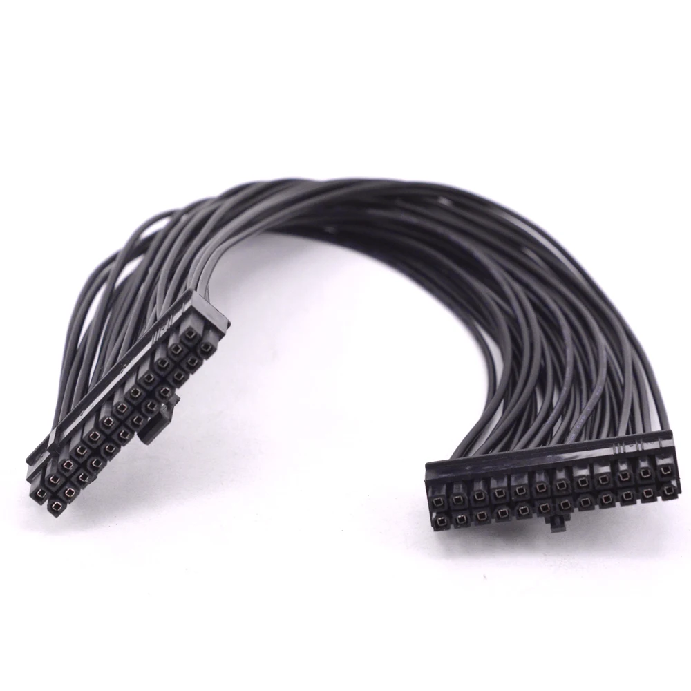 ATX 24Pin to 20+4Pin 20Pin Power Supply Cable PSU Power 24Pin to Male To Male Port Adapter Converter Motherboar Cable18AWG power cable power cable extension