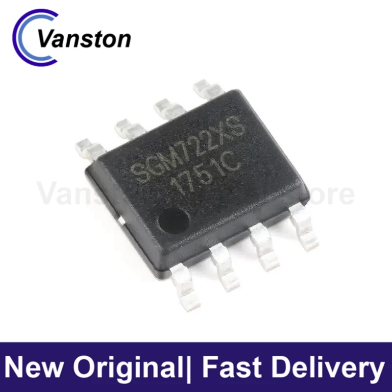 

5 шт. SGM722XS SMT SOP-8 малошумный операционный усилитель SGM722XS/TR, новый оригинальный
