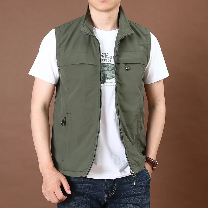 HAWILAND Men's Outdoor Fishing Vest Cargo Work Vest