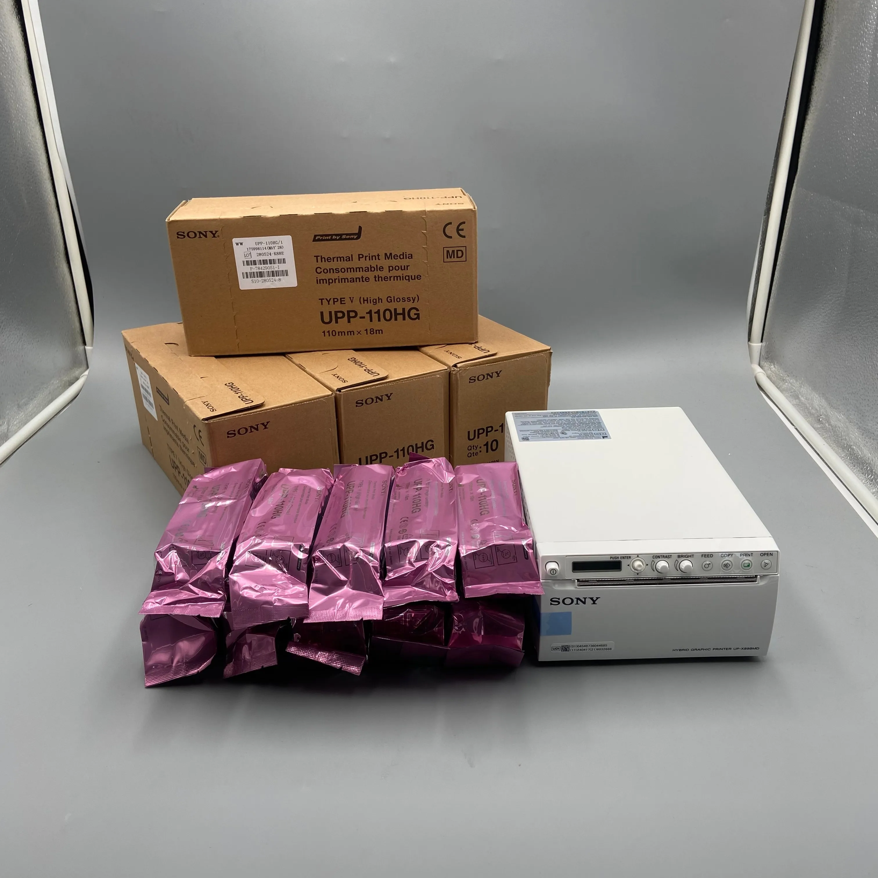 UP-X898MD/UP-D898MD A6 아날로그 및 디지털 흑백 의료용 프린터 초음파 기계용 열전사 프린터