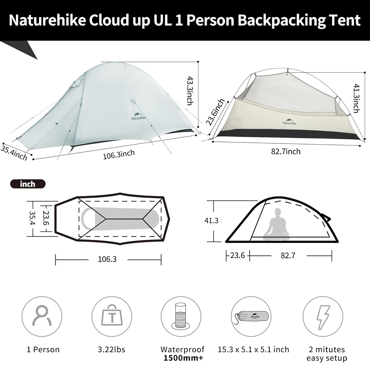 Ultralight Camping Tent 6