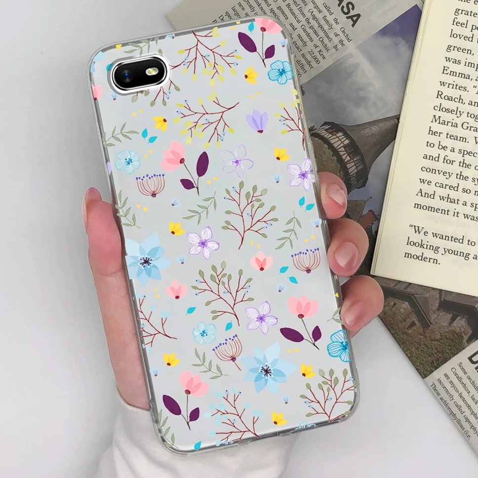 Cute Sweet Girl Transparent Soft Silicone Phone Case – 6.1 inches