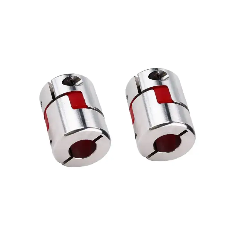 Two-Jaw Coupler D20 L25 Aluminum Plum Flexible Shaft BW Coupling NEMA17 Motor Connector Solid Rubber Pad 4/5/6/ 6.35/ 8/10mm image 2