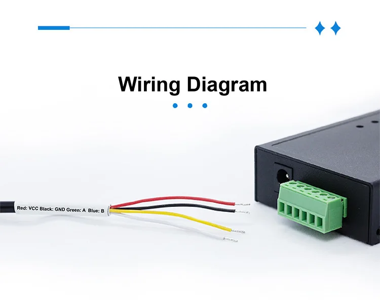 WS301 CO2 Temperature Humidity Barometric Pressure Light Sensor RS485 Transmitte