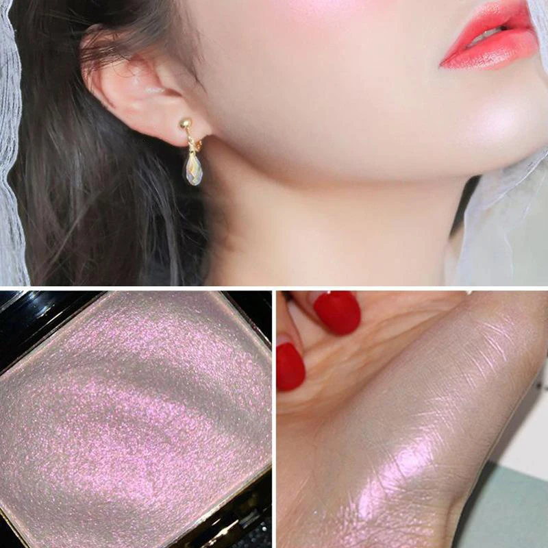 고광 콘토링 디스크 파인 플래시 다이아몬드 페이스 브라이트닝 하이라이터, 파우더 매쉬드 포테이토 하이라이터, 3 차원