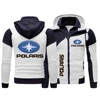 2024 Spring New POLARIS All Terrain Vehicle Men's Double layered Double Zipper Jacket Outdoor Multi functional Windproof Jacket 3