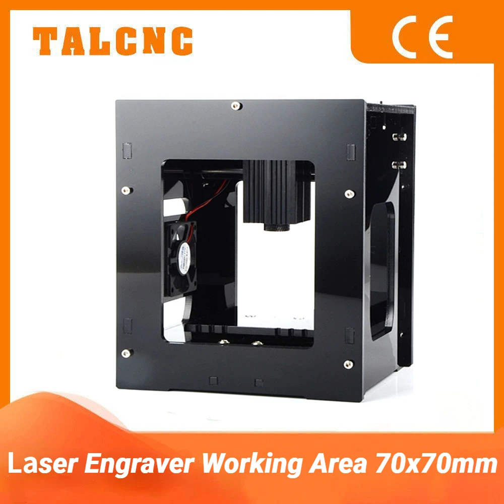 Laser Engraver Machine DIY USB Desktop Mark Printer Cutter Mini Laser Carving Machine 70x70mm Engraving Range