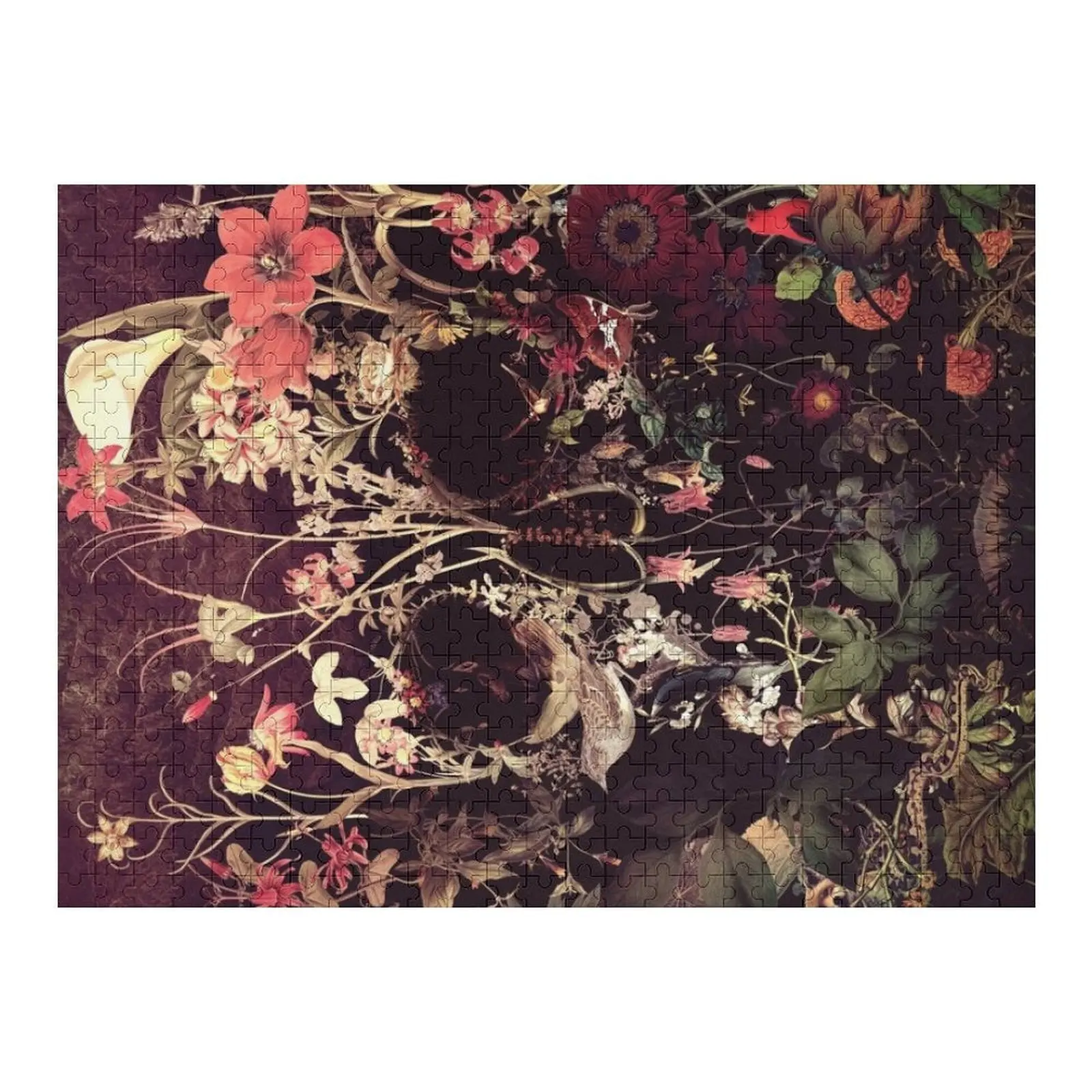 

Bloom Skull Jigsaw Puzzle Customized Kids Gift With Photo Photo Custom Puzzle