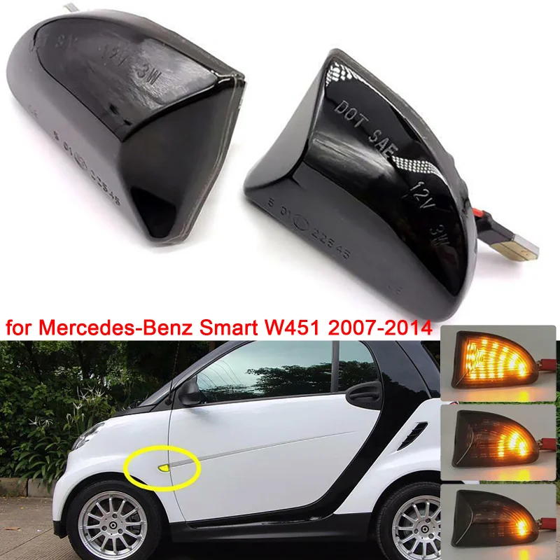 

2 шт., габаритные огни для Mercedes-Benz Smart W451 2007-2014