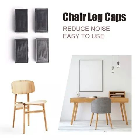 

Non-Slip Table Foot Sock, Chair Leg Cover, Chairs Legs Caps, Durable Floor Protective for Protection Use, 4 Pcs
