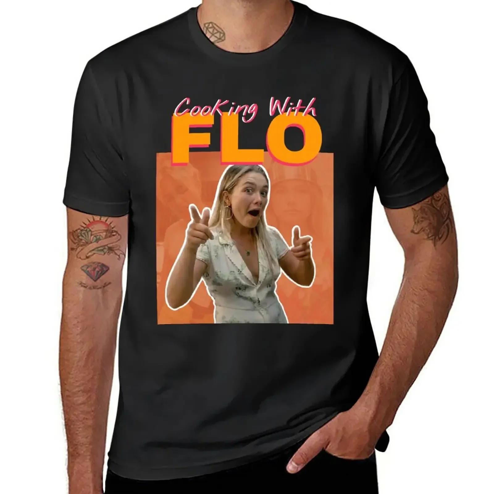 

Cooking with flo T-Shirt customs design your own blanks men t shirts