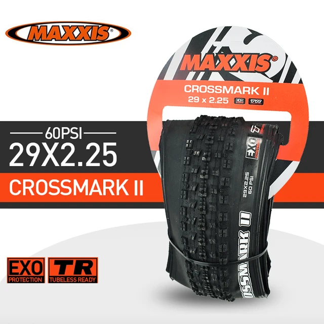 1pc MAXXIS CrossMark II MTB Tires 26x2.1 27.5x2.1/2.25 29x2.1/2.25 Folding  Tyre EXO Protection TR Tubeless Ready for XC Racing