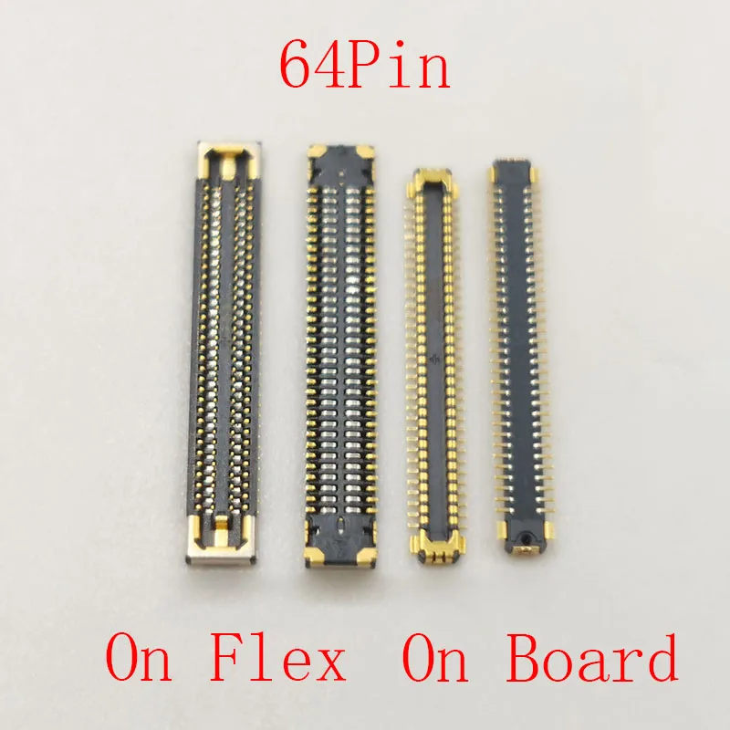 5 Pz 64Pin Display Lcd Connettore Fpc Per Samsung Galaxy S10 5G S10 + S10E G970 S10 Plus S10Plus G977U G977F G977N G973 G975