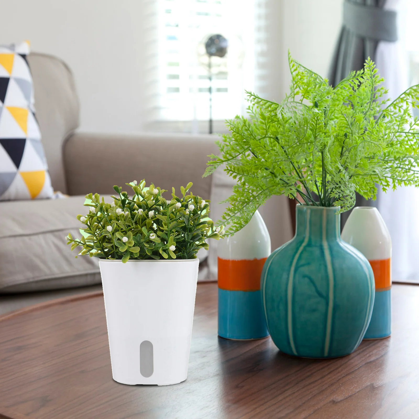 Hydroponic Automatic Water Absorption 2-layer Succulent Flower Pot Self-watering Flower Pot Hydroponic Lazy flower pot hydroponic flower pot plant pot