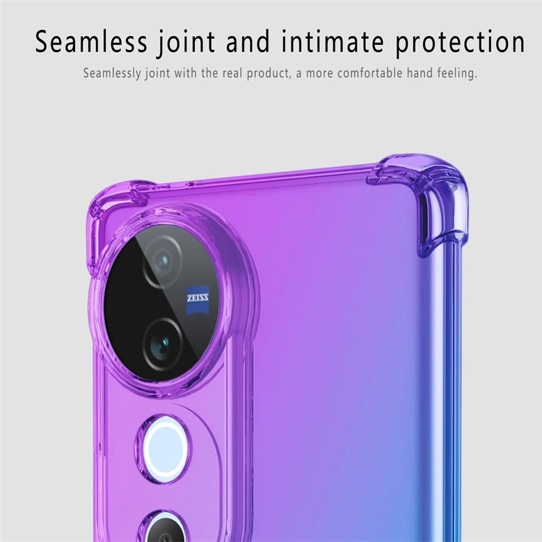 Shockproof Gradient TPU Protective Phone Case Cover