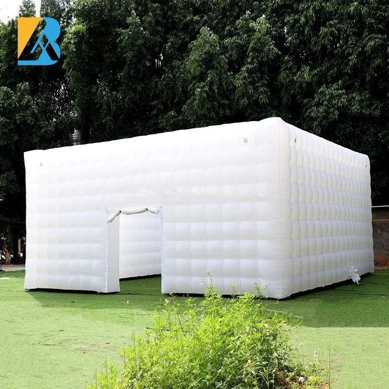 Custom Built Inflatable Exhibition Tent 10 Meters Giant Cube Party Tent for All Day Inflatable Rentals Toys