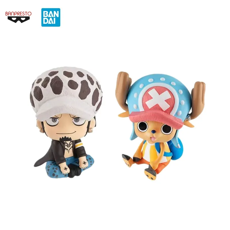 

H Original Genuine Megahouse Look Up One Piece 11cm Trafalgar Law Tony Chopper Action Figurine PVC Model Decoration Statues Gift