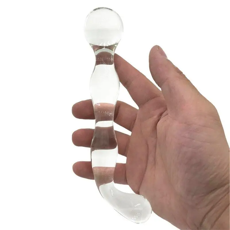 Glass Anal Dildo Prostate Massager Crystal Butt Plug For Women_voghion.com