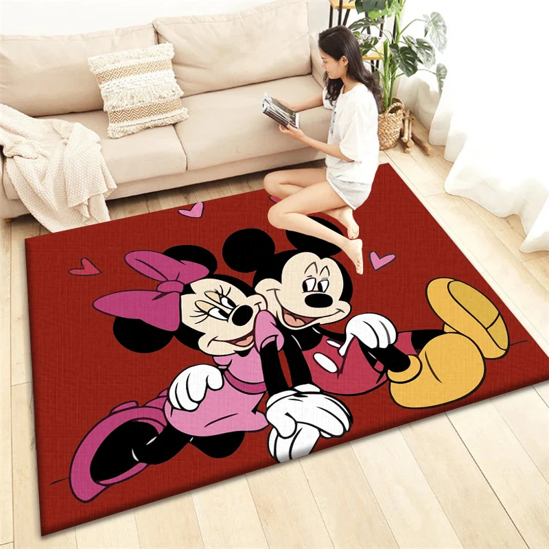 

Коврик для детей с Микки Маусом, напольный коврик для гостиной, спальни, коврик для кухни, детский коврик для спальни, декор для комнаты, детское искусство