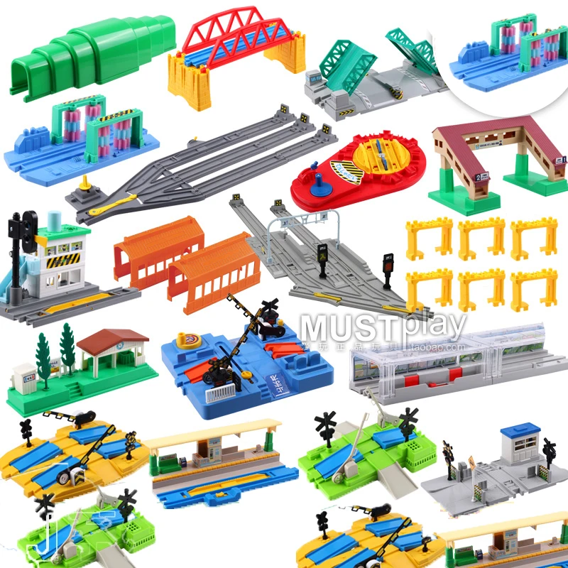 Original TOMICA Train Track TAKARA TOMY Track J Accessories Scene Building Tunnel Kids Boys Toys for Children Birthday Gifts