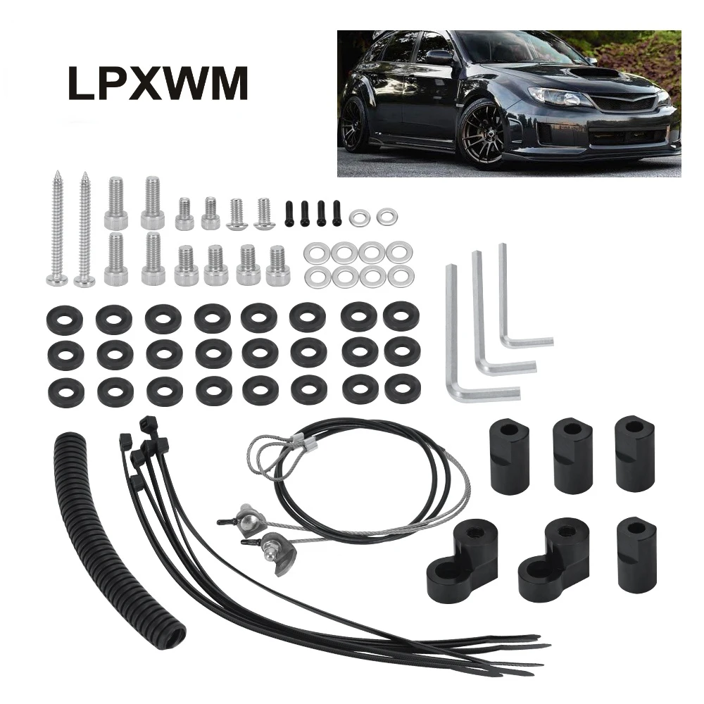 

Billet T-6061 Anodized Aluminum Bolt-on for 09-14 Subaru Impreza WRX STi Hatchback Rear Roof Wing Spoiler Riser Lift Extension