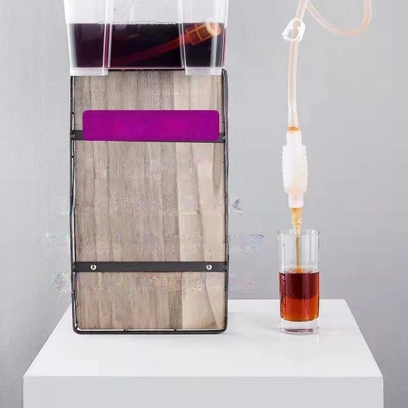 1Pcs Food Grade Wine Extractor Household Semi-automatic PP Wine Extractor Siphon Enzyme Baijiu Filter Equipment