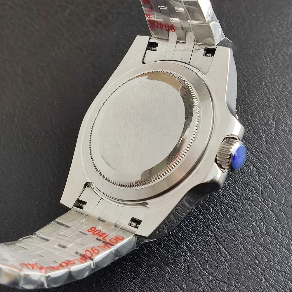 남성용 운석 다이얼 시계, 사파이어 유리, 스테인레스 스틸, 오이스터 스트랩, 40mm 케이스, NH34 무브먼트