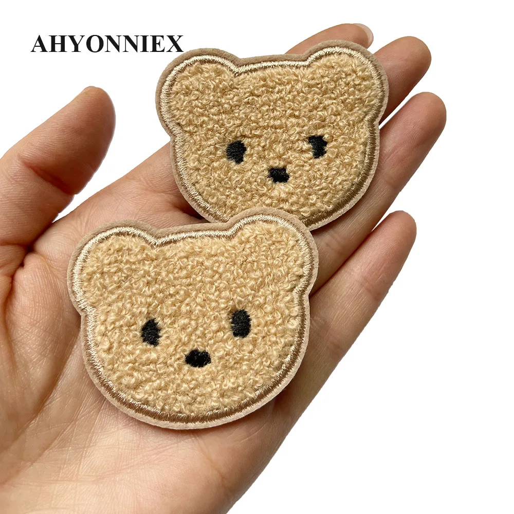 Premium Brown Bear Embroidered Patches for DIY Clothing and Accessories