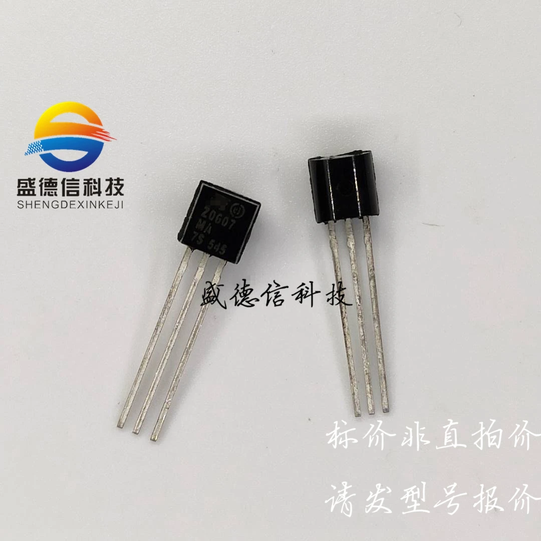 10개/몫 새로운 오리지널 Z0607MA 양방향 사이리스터 0.8A/600V 칩은 TO-92에 직접 삽입됩니다.