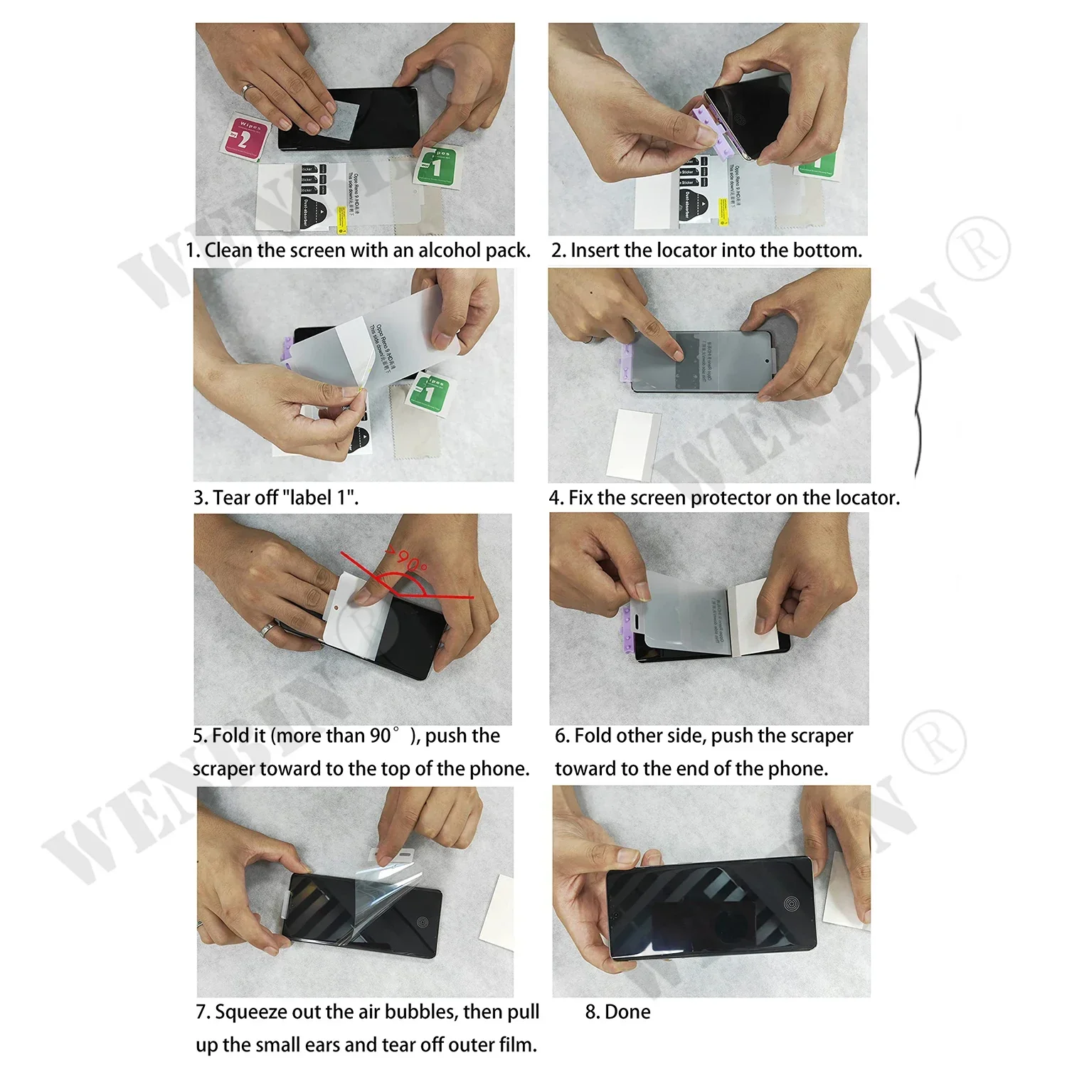 Hydrogel Film Full Cover Screen Protector - 5 Pack