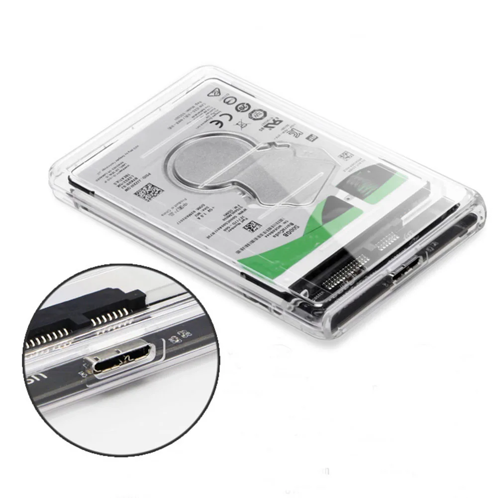 HDD SSD Ŭ  ޴ ָ Ʈ ̺ ڽ, USB3.1 C Ÿ  ϵ ̺ ̽, SATA ƺ PC, 2.5 ġ