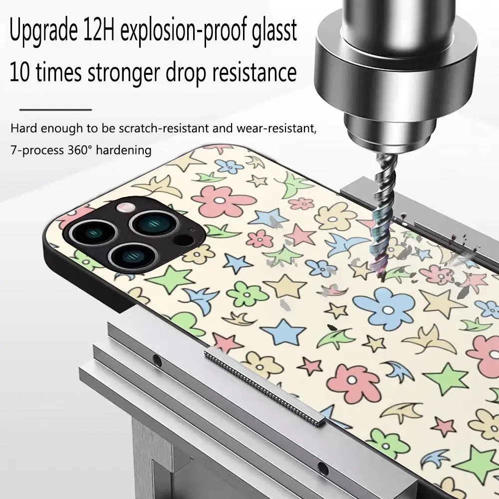 Heartstopper Starry Blue Glass Phone Case