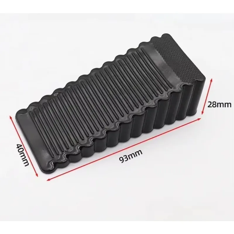Universal Anti-Collision Rubber Doorstop - Durable, Movable Wedge
