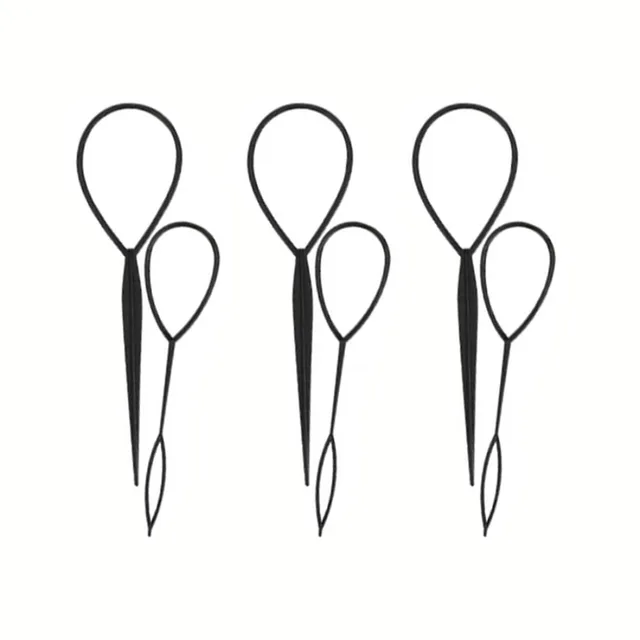 1/3 pcs Plastic Magic Pull Hair Pin Clip Hair Braid Ponytail Maker Accessories Diy Hair Styling Tail Tool Fashion Salon 2