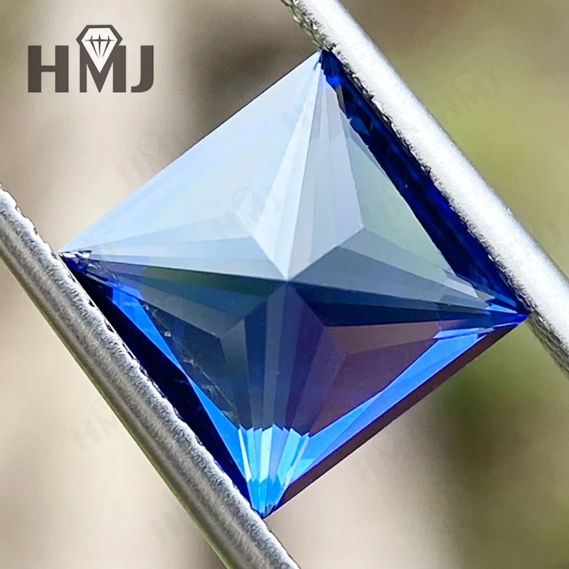 AGL-zertifizierter, im Labor gezüchteter Saphir, 0,1–11 Karat, in den Schliffen Prinzessin/Rund/Oval/Asscher/Kissen/Herz/Smaragd/Birne, für die Herstellung von Schmuck im DIY-Stil. – Detail 28