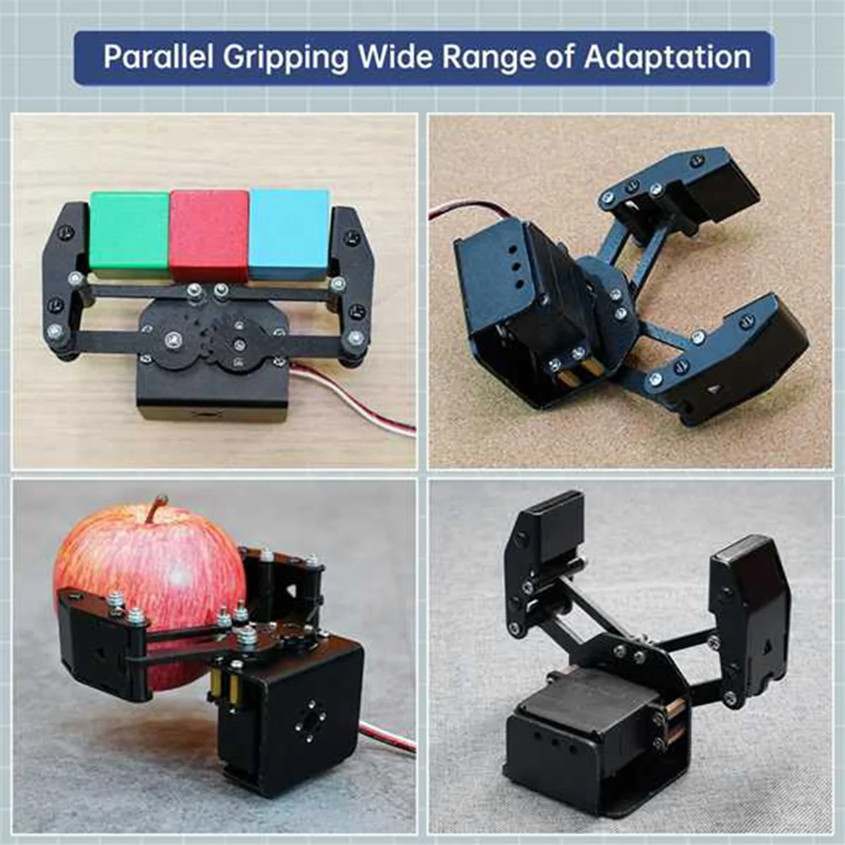 SEMOIC Metal Mechanical Claw Robotic Gripper Digital Servo Alloy Big Claw Arm Manipulator Robot Diy Maker