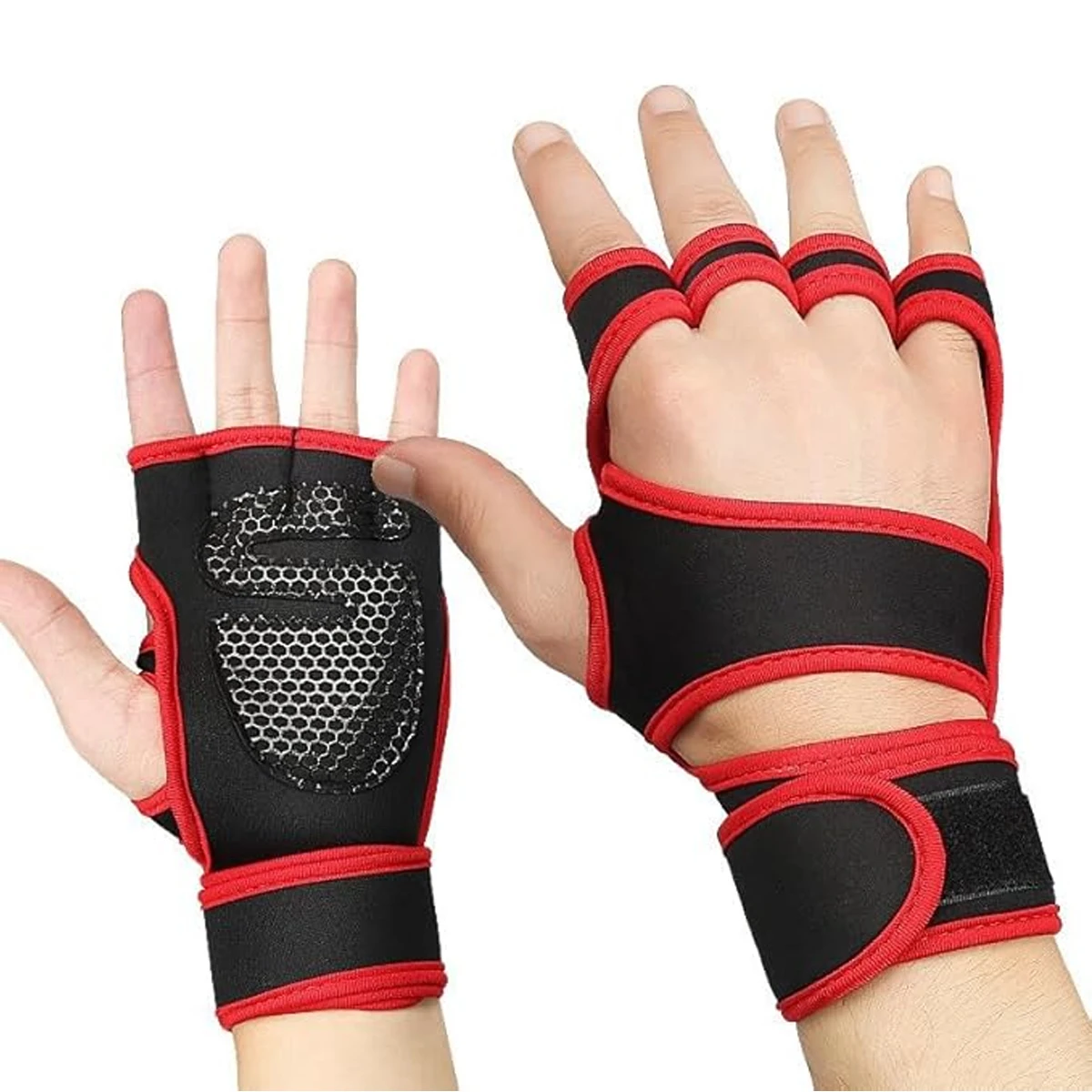 Enhanced Fitness Workout Gloves for Training and Body Building