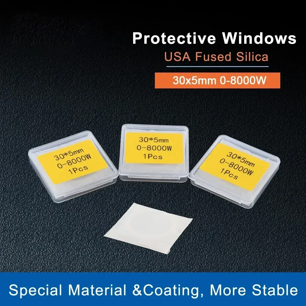 

LSKCSH Laser Protective Windows/protection mirrors Lens Cover Slides OG YD30 d5 0766719 0-8000W For Fiber Laser Cutting