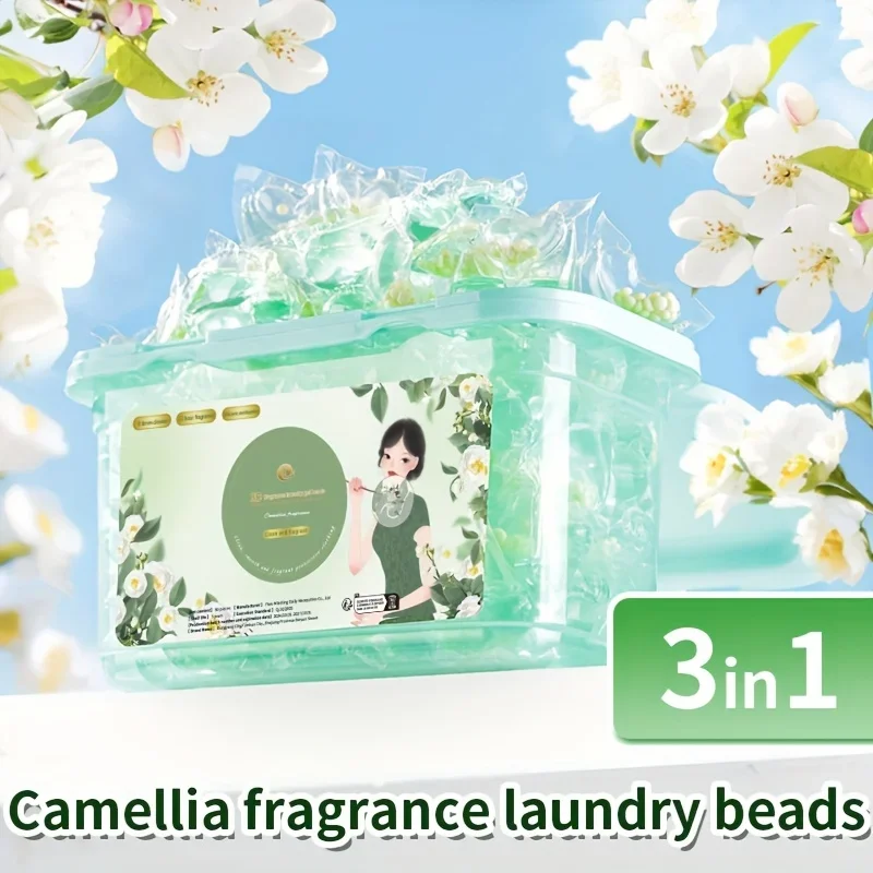 Laundry Beads Detergent Liquid Fragrance Capsules Washing Machine Powder Long-lasting Scent 3-in-1 Powerful Cleaning Softener