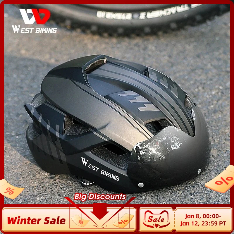 VGEBY Casco da Bici, Casco da Bici Intelligente 1080p con Telecamera Anteriore a LED Fanale Posteriore Circonferenza della Testa Regolabile per Adulti Uomini Donne Ciclismo (Bianco
