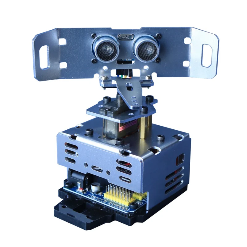 

Ultrasonic Radar Robot Metal Bracket Detector For Arduino Robot DIY Kit with 1.8 inch Screen NANO Programmable Robot Starter Kit