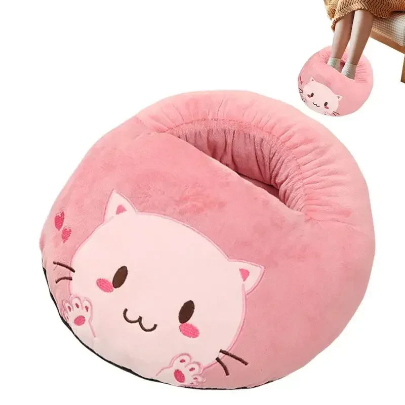 USB Foot Warmer Thermal Heater for Soft Plush Warm Cover Electric Heating Feet for Home Bedroom