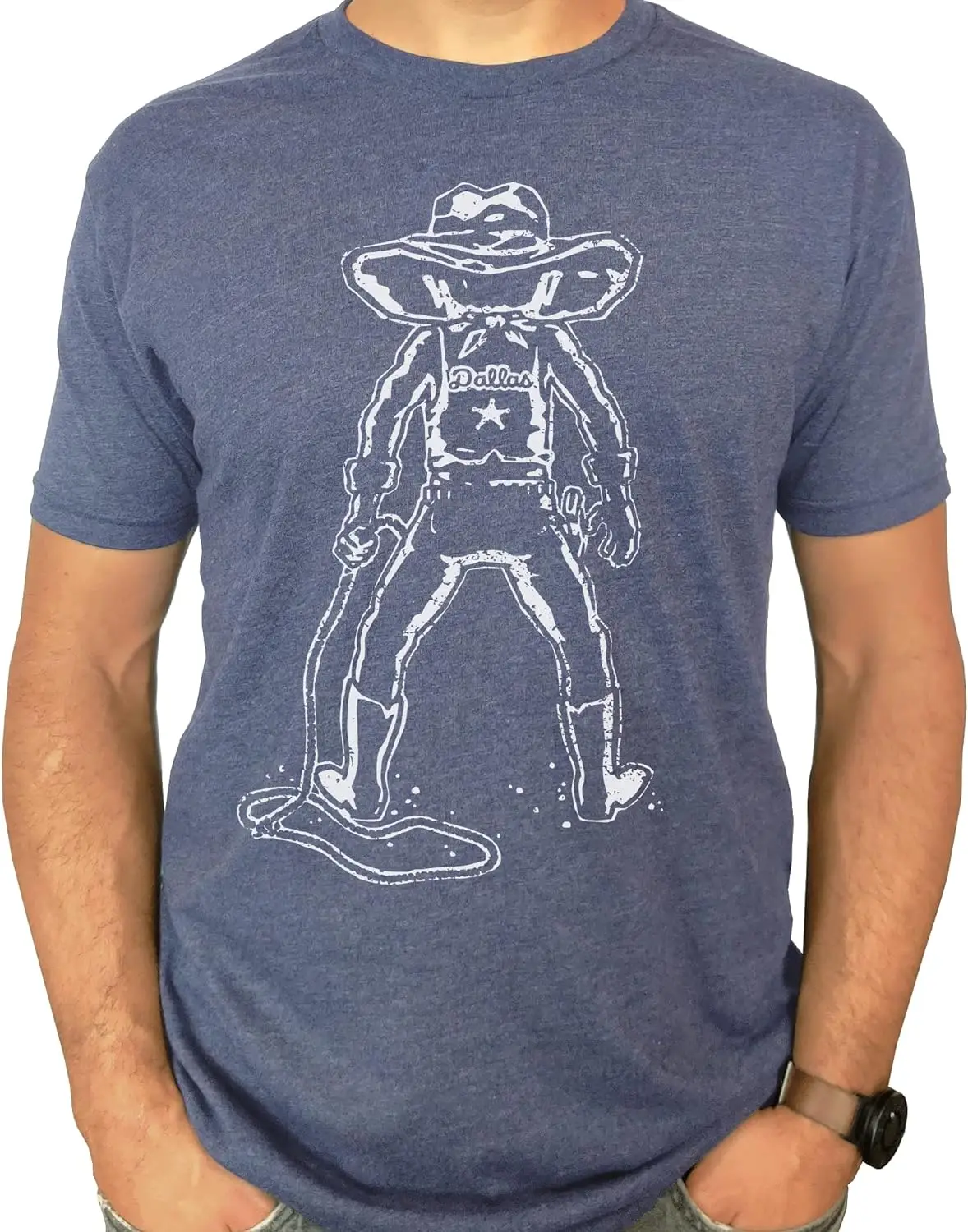 

Ковбойская футболка Gunslinger, ручная работа и ручная печать