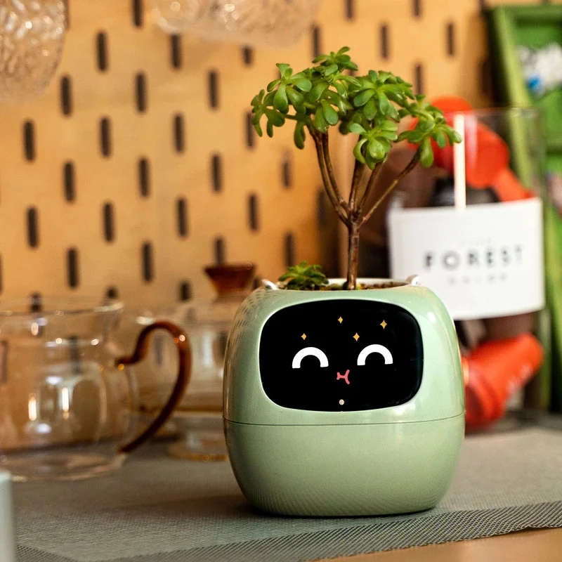 Ivy Plant Pet Robot Creative Interaction Tamagotchi Pet Small Pot App Control Cute Smart Flower Plants Express Emotions