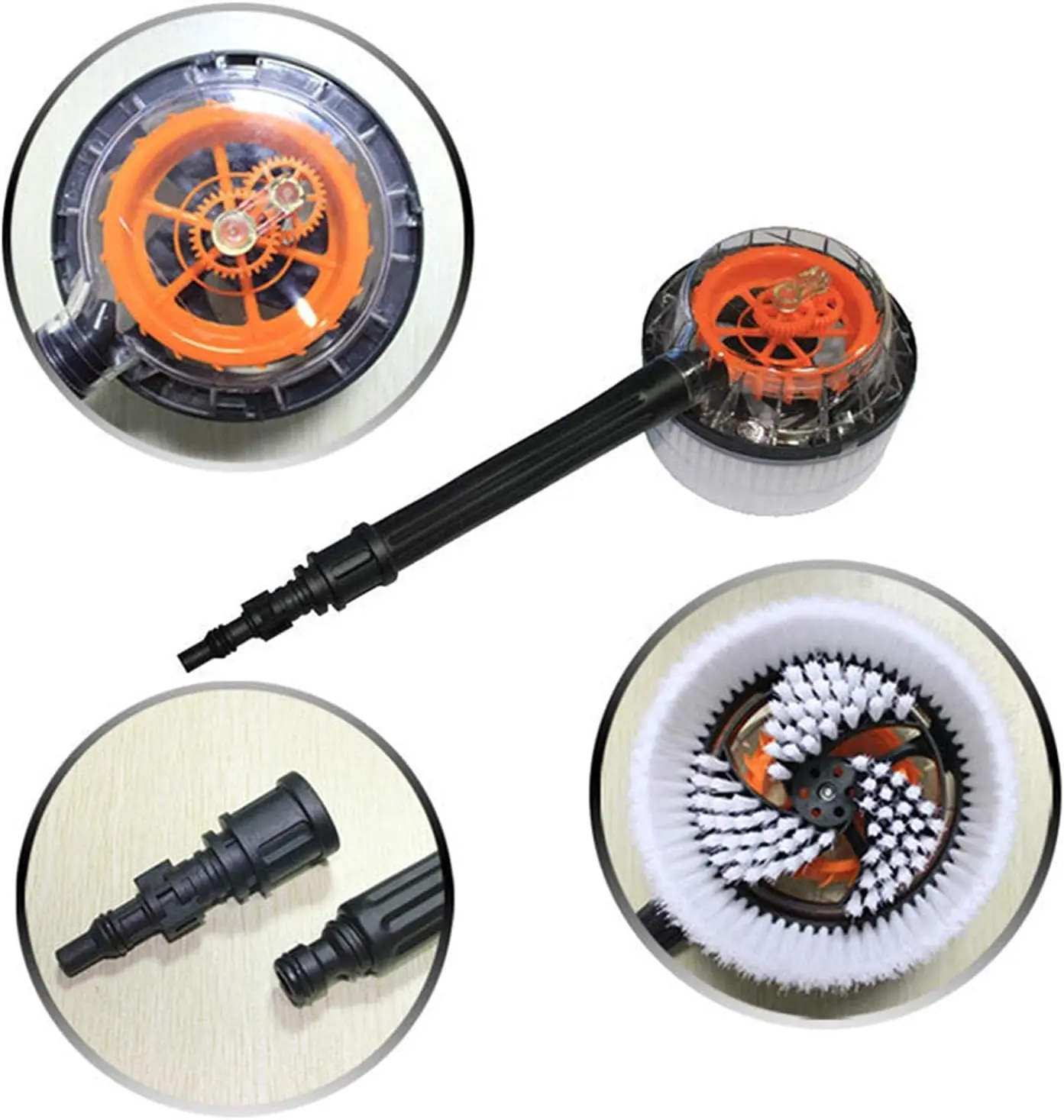 For Karcher Parkside Lavor Cleaning Tornado Brush Multi-Surface Disc Floor Washer pressure washer Flexible Surface Rotary Brush 4