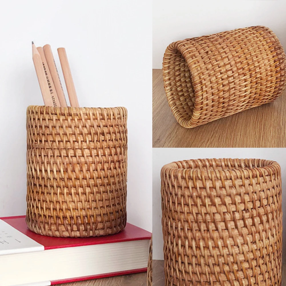 Office & Desk Organizers - Baskets in Wicker & Rattan