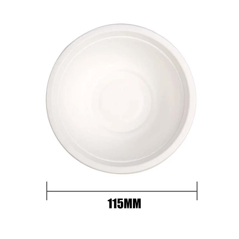 Disposable Containers Disposable Lunch Box 10pcs Thickened Disposable Circular Paper Bowls Environmentally Friendly Waterproof Tableware Kitchen Supplies 250ml