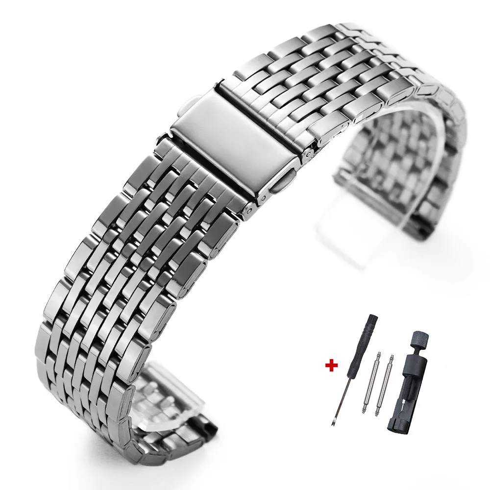 الفولاذ المقاوم للصدأ حزام (استيك) ساعة 18 مللي مت...