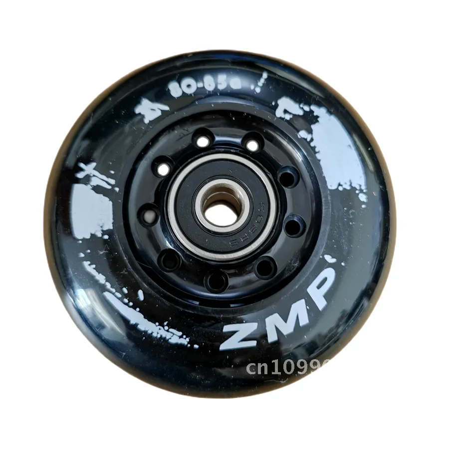Inline skate wheel 72mm wheel black white 80mm skate 80A PU 85A 76mm